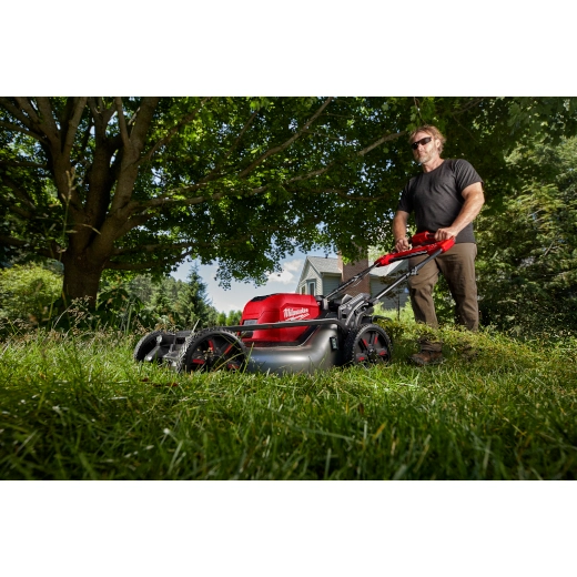 Milwaukee M18 FUEL 2823-22HD 21-Inch Self-Propelled Lawn Mower Kit with 2 HD12.0 Batteries and Charger