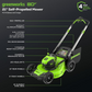 Greenworks 80V 21-Inch Brushless Self-Propelled Cordless Lawn Mower with 4.0Ah Battery and Charger