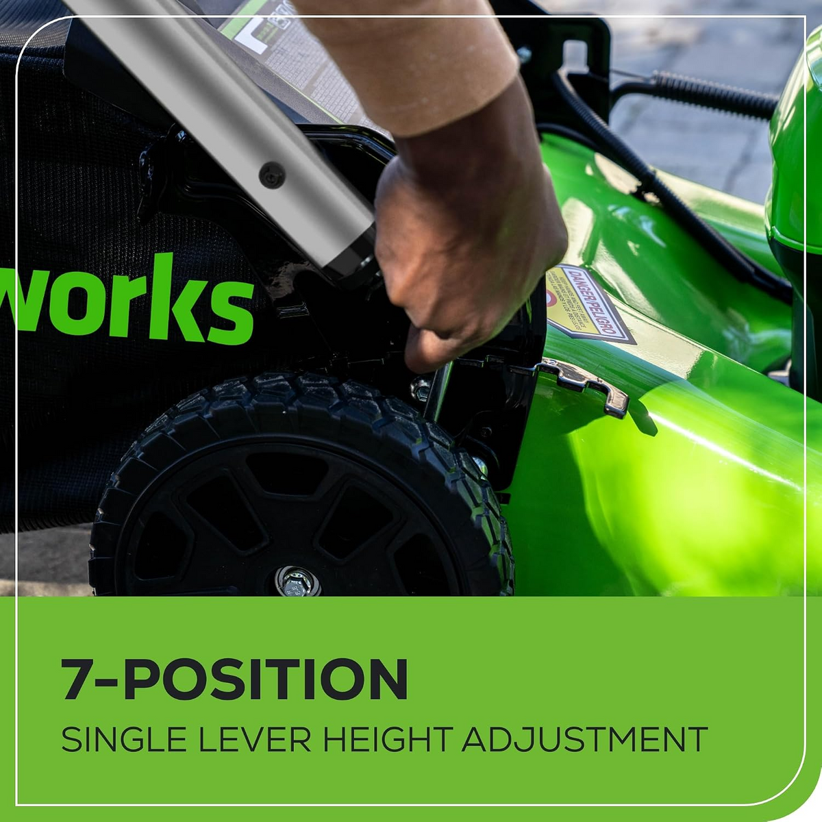 Greenworks 80V 21-Inch Brushless Self-Propelled Cordless Lawn Mower with 4.0Ah Battery and Charger