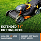WORX WG743 40V Power Share 17-Inch Cordless Push Lawn Mower Kit with Two 4Ah Batteries and Dual Charger