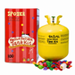 Spozer 22L Disposable Helium Tank Kit – Fills Up to 100 9-Inch Balloons with 50 Latex Balloons & White Ribbon