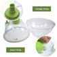 Cherish XT 17-Inch Balloon Stuffing Machine Kit with Expander, Air Pump, 5 BOBO Balloons and 5 Latex Balloons – Green