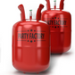 Party Factory 2-Pack 400L Disposable Helium Tank Kit – Fills Up to 100 9-Inch Balloons with Easy-Fill Valves