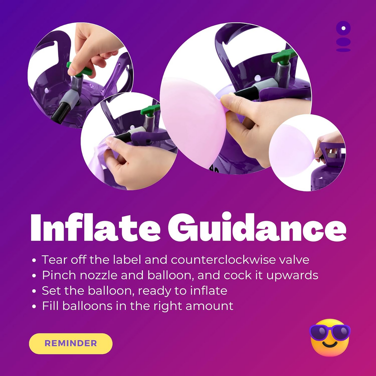 GasClub 22L Disposable Helium Tank Kit – Fills Up to 100 9-Inch Latex Balloons with 50 Balloons & Ribbon