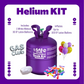 GasClub 22L Disposable Helium Tank Kit – Fills Up to 100 9-Inch Latex Balloons with 50 Balloons & Ribbon