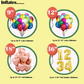 Wholesalehome 14.9 Cu. Ft. Disposable Helium Tank Kit with 50 Assorted Latex Balloons, Ribbon and Tie Tool
